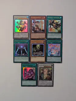 Lot Of (8) Yugioh Rarity Collection 5 Ultra Rare Cards - Image 1