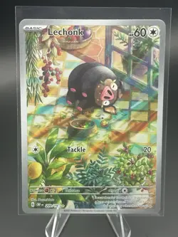 Pokemon TCG Lechonk Card 209/197 Obsidian Flames Illustration Rare - Image 1