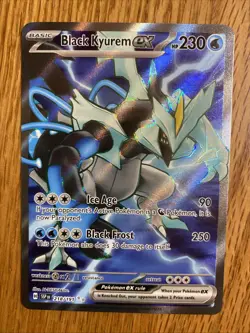 Black Kyurem ex - 218/191 - Full Art Ultra Rare - Surging Sparks - Pokemon Card - Image 1