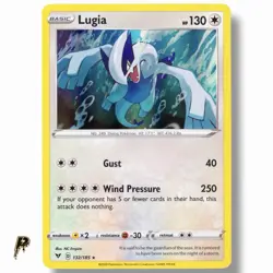 Lugia 132/185 - 2020 Vivid Voltage Holo Rare Pokemon Card NM - Image 1