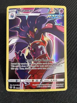 Pokemon TCG Malamar Silver Tempest TG06/TG30 Trainer Gallery Holo Rare Card - Image 1