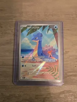 Misty's Lapras 194/182 Destined Rivals Illustration Rare Pokemon TCG Card NM - Image 2