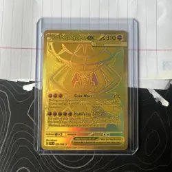 Pokemon Mega Zygarde EX Gold Secret Rare Full Art Foil Card Me03 124/088 - Image 1