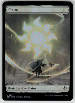 Plains (0267) Foil Land Secrets of Strixhaven 267 MTG Near Mint 2026 - Image 1