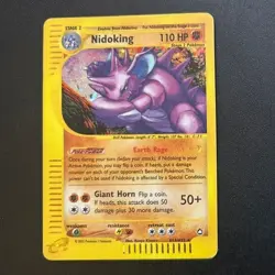 Pokemon Card Nidoking Aquapolis Holo Rare H18/H32 - GOOD Condition - Image 1