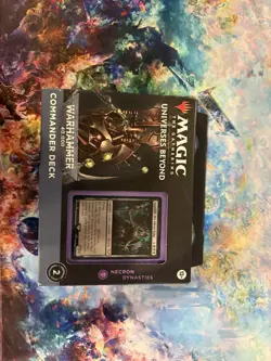 Magic: The Gathering Warhammer 40,000 Necron Dynasties Commander Deck Sealed - Image 1