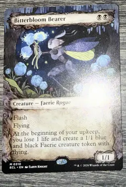 Bitterbloom Bearer (Showcase) Lorwyn Eclipsed Regular MTG - NM - Image 1