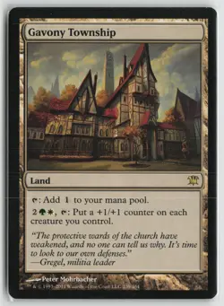 Gavony Township Moderately Played 239 Innistrad Magic: The Gathering - Image 1