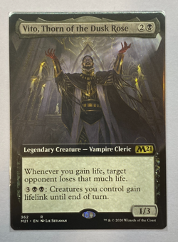 MTG - Core Set 2021 - Vito, Thorn of the Dusk Rose - Extended Art - NM - Image 1