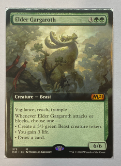MTG - Core Set 2021 - Elder Gargaroth - Extended Art - NM - Image 1