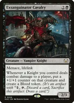 Exsanguinator Cavalry MOC LP MTG - Image 1