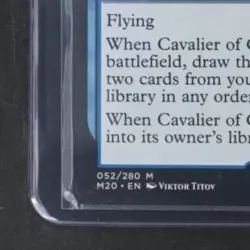 2019 MAGIC: THE GATHERING CORE SET 2020 #052/280 CAVALIER OF GALES PLANESWALKER - Image 4