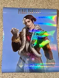 Final Fantasy Foil Promo Poster Emet Selch Magic the Gathering MTG 18x24 MINT - Image 2