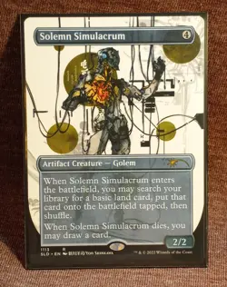 108 Solemn Simulacrum Yoji Shinkawa Secret Lair non-foil SLD#1113 Never Played - Image 1