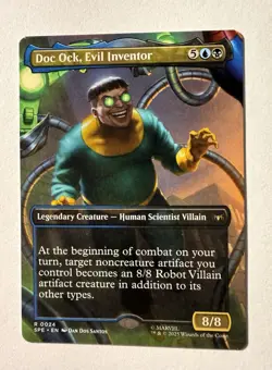 x1 Doc Ock, Evil Inventor - Borderless R MTG Marvel's Spider-Man Eternal M/NM, E - Image 1