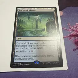 MTG Darkslick Shores Rare Land Phyrexia All Will Be One - Image 1