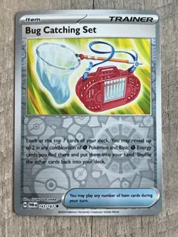 Reverse Holo Bug Catching Set 143/167 Uncommon Twilight Masquerade Pokemon - Image 1