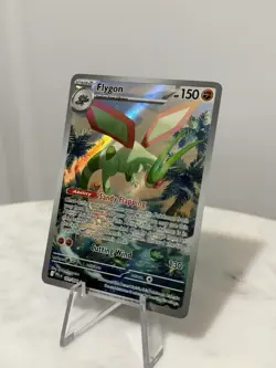 Flygon 101/94 Pokemon Phantasmal Flames Illustration Rare Holo NM - Image 4