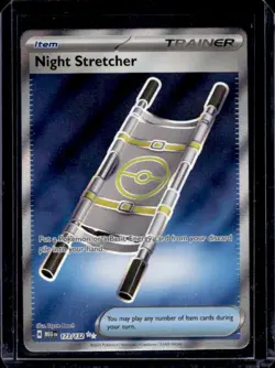 2025 Pokemon Mega Evolution Night Stretcher Full Art Ultra Rare #173/132 - Image 1