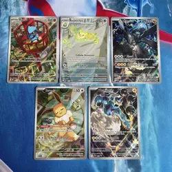 Pokemon TCG | English Black Star Promo Illustration Rare X5 Card Bundle - Image 1