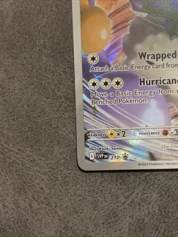 Tornadus Pokemon White Flare ETB Exclusive Black Star Promo 210 NM - Image 5