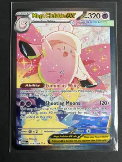 Pokemon TCG Mega Clefable EX #119 Perfect order Read Description - Image 1