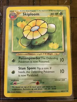 Pokemon TCG Skiploom Neo Genesis 49 Regular Unlimited Uncommon LP - Image 3