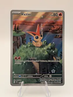 Pokemon Victini 208 Sv: Scarlet & Violet Basic 80 HP Promo V-Force Holo - Image 1