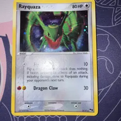 Pokemon TCG Rayquaza Pop Series 1 Holo Rare Card 3/17 LP - Image 1