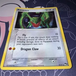Pokemon TCG Rayquaza Pop Series 1 Holo Rare Card 3/17 LP - Image 2