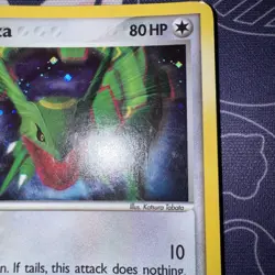 Pokemon TCG Rayquaza Pop Series 1 Holo Rare Card 3/17 LP - Image 4