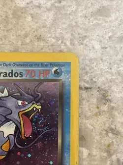 Pokemon TCG Dark Gyarados Holo Rare Card 8/82 RARE SWIRL IN MOUTH LP - Image 4