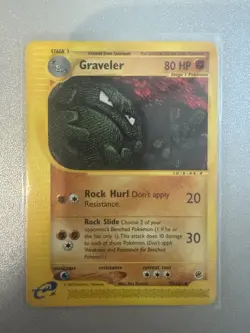 Pokemon Card - Non-Holo Graveler 79/165 Expedition *EX* e-Card Uncommon - Image 1