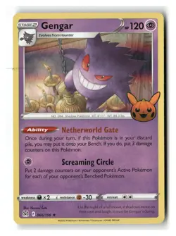 Gengar 066/196 Holo Rare Lost Origin Pokemon Holo Near Mint - Image 1