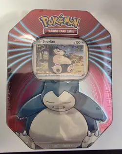 Pokemon TCG - Mighty Mysterious Tin/Knockout Tin [Snorlax] [Factory-Sealed] - Image 1
