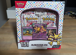 Pokemon TCG Scarlet and Violet - 151 Alakazam ex Collection Box - Image 1