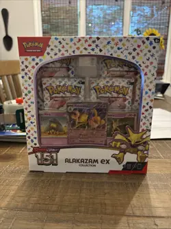 Pokemon TCG Scarlet & Violet Alakazam EX Card 151 Collection New Factory Sealed - Image 1