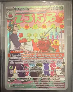 Pokemon TCG Dipplin SV06 Twilight Masquerade 170/167 Illustration Rare Holo - Image 1
