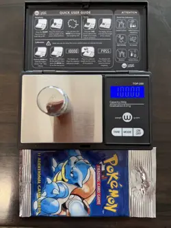HEAVY 💧 Blastoise 💧 1999 WOTC Pokemon Unlimited Base Set Booster Pack - Image 3