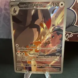 Pokemon TCG Mega Evolution Ascended Heroes Larry's Staraptor IR 249/217 - Image 1