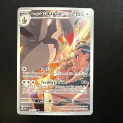Pokemon TCG Mega Evolution Ascended Heroes Larry's Staraptor IR 249/217 - Image 2