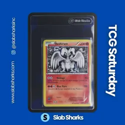 2013 POKEMON BLACK & WHITE LEGENDARY TREASURES #28/113 RESHIRAM HOLO - Image 1