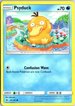 Psyduck 28 C SM Base Set Pokemon NM/M - Image 1