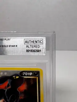2007 POKEMON UMBREON-GOLD STAR 17/17 POP SERIES 5 Beckett Altered Graded Rare - Image 4