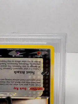 2007 POKEMON UMBREON-GOLD STAR 17/17 POP SERIES 5 Beckett Altered Graded Rare - Image 5