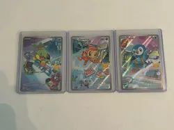 First Partner Illustration Collection Gen 4 Sinnoh Set of 3 Pokemon TCG NM -0260 - Image 1