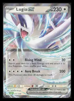 Lugia ex Classic Collection Trading Card Game Classic 017/034 NM - Image 1