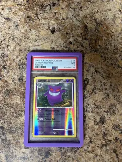 2009 POKEMON PLATINUM ARCEUS #17 GENGAR-REVERSE FOIL PSA 7 Near Mint - Image 1