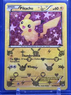 Pikachu RC7/RC25 Legendary Treasures Radiant Collection Holo Rare, See Pic - Image 1