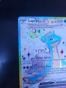2024 Pokemon TCG: Stellar Crown - LAPRAS Ex 158/142 Full Art Ultra Rare NM-MNT - Image 4